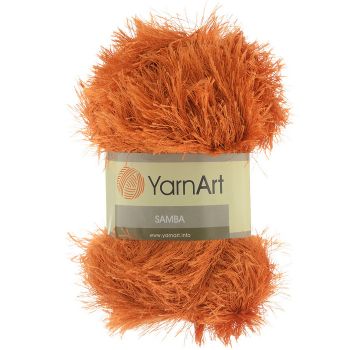 Пряжа YarnArt Samba, цвет № 2024 (Оранжевый)