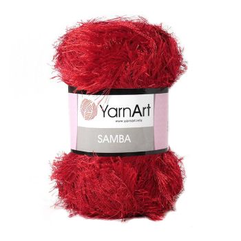 Пряжа YarnArt Samba, цвет № 2026 (Красный)