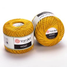 Пряжа YarnArt Violet, цвет № 4940 (Горчичный)