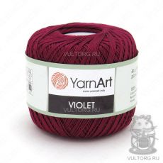 Пряжа YarnArt Violet, цвет № 112 (Бордовый)