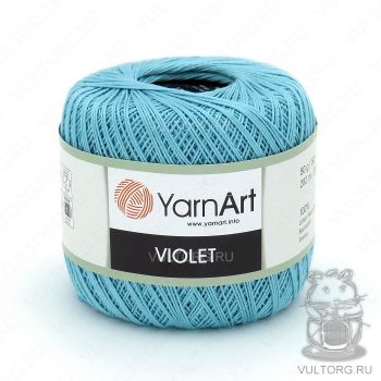 Пряжа YarnArt Violet, цвет № 5353 (Голубая бирюза)