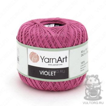 Пряжа YarnArt Violet, цвет № 0075 (Розовый)