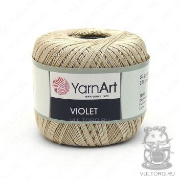 Пряжа YarnArt Violet, цвет № 4660 (Бежевый)