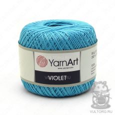 Пряжа YarnArt Violet, цвет № 0008 (Голубая бирюза)