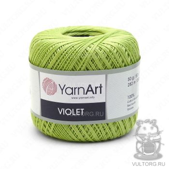 Пряжа YarnArt Violet, цвет № 5352 (Салатовый)
