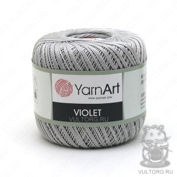 Пряжа YarnArt Violet, цвет № 4920 (Серебро)