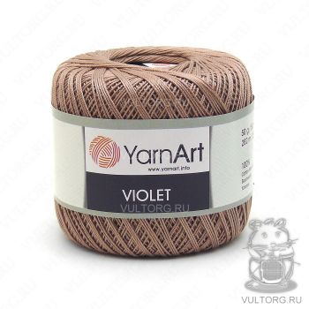 Пряжа YarnArt Violet, цвет № 0015 (Темно-бежевый)