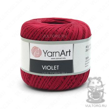 Пряжа YarnArt Violet, цвет № 5020 (Темно-красный)