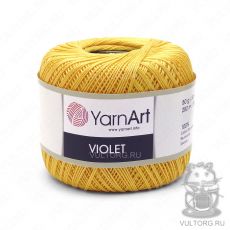 Пряжа YarnArt Violet, цвет № 4653 (Жёлтый)